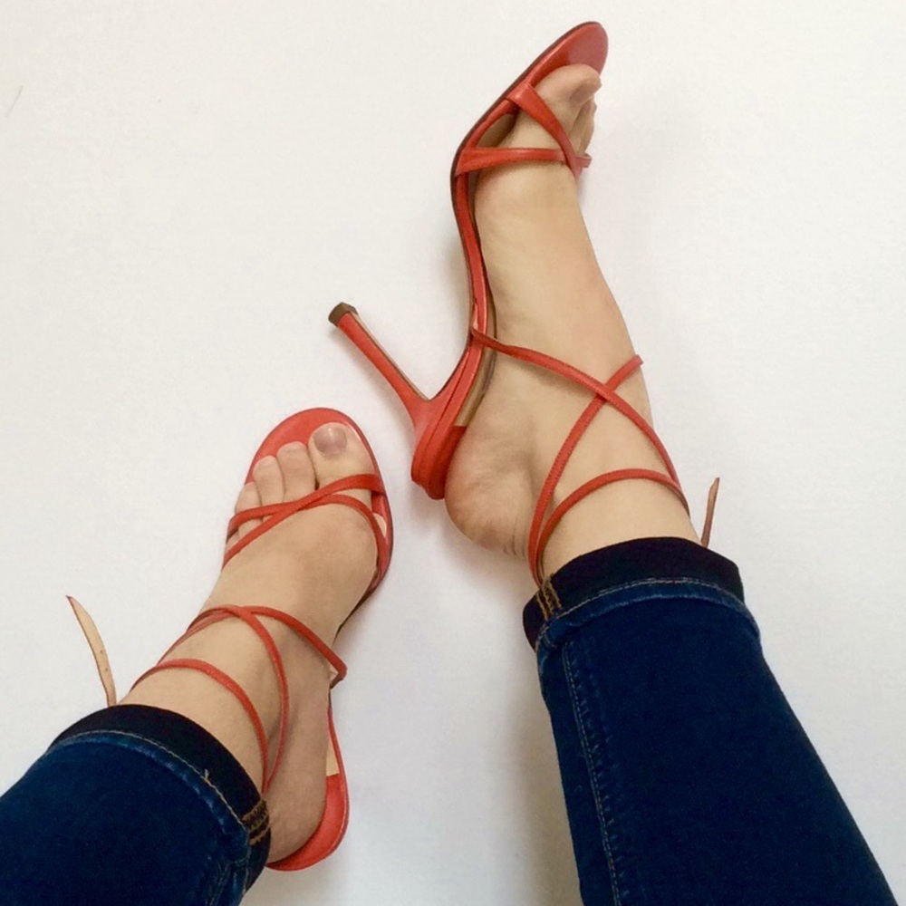 Strappy Leather Jimmy Choo Pumps